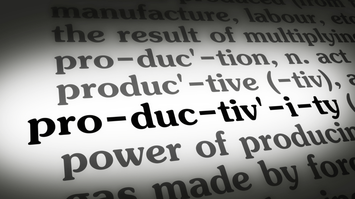 Productivity A to Z - image of dictionary definition